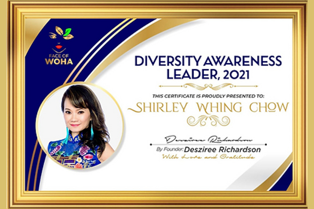 Woman of Resilience & Motivation, Diversity Ambassador Leader